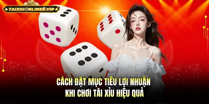 Cách đặt mục tiêu lợi nhuận khi chơi tài xỉu