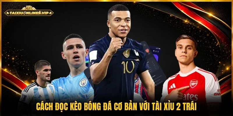 Cách đọc kèo bóng đá cơ bản khi tham gia tài xỉu 2 trái